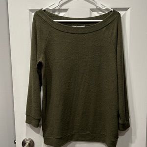 Soft Market and Spruce Olive Green top